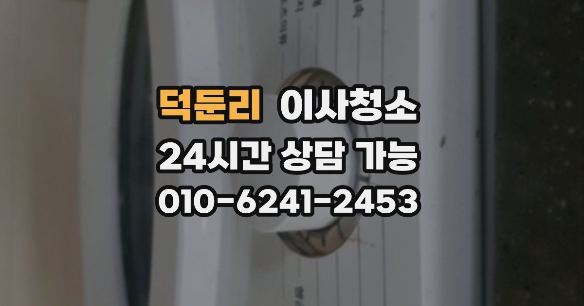덕둔리 입주청소