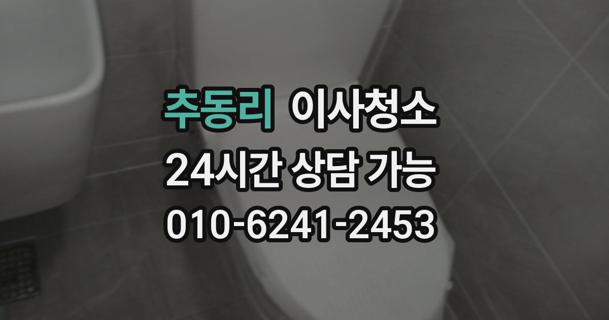 추동리 입주청소