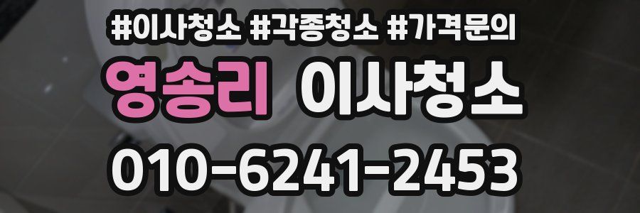 영송리 이사청소