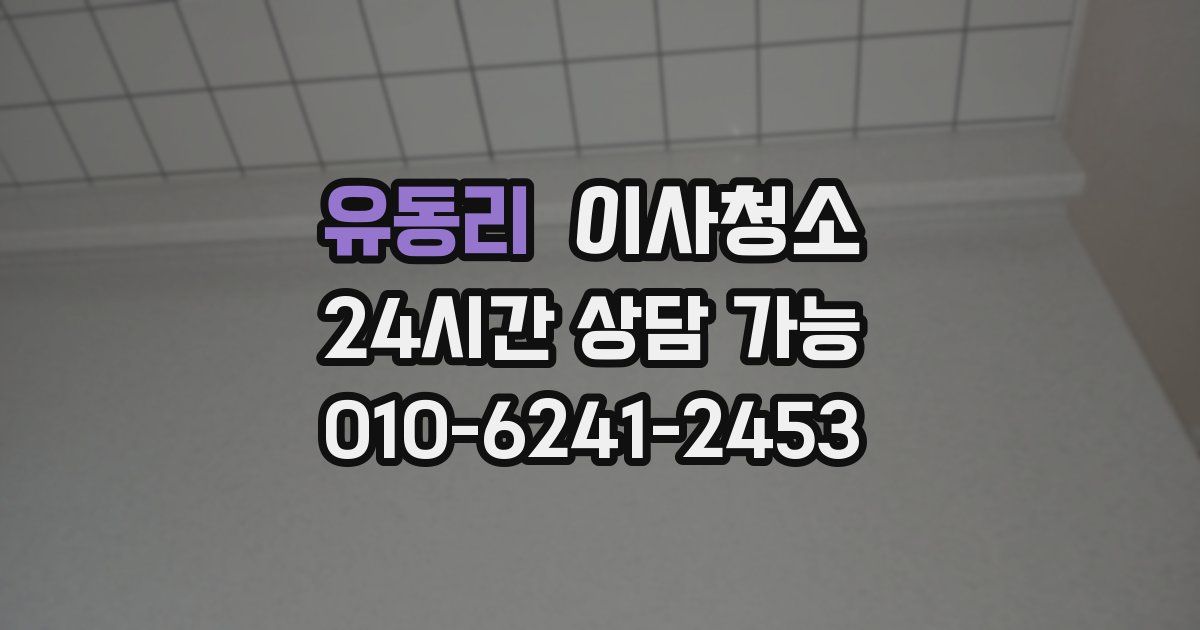 유동리 입주청소