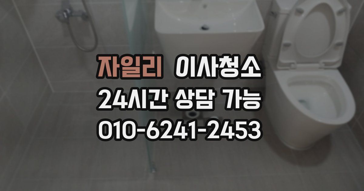 자일리 입주청소