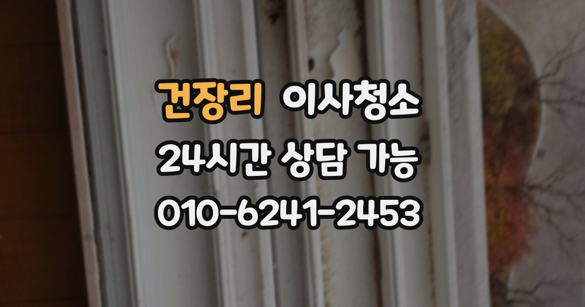 건장리 입주청소