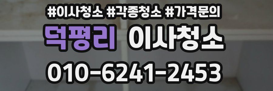 덕평리 이사청소