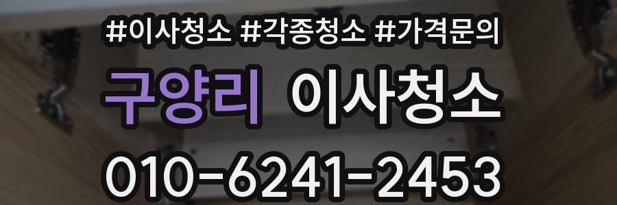 구양리 이사청소