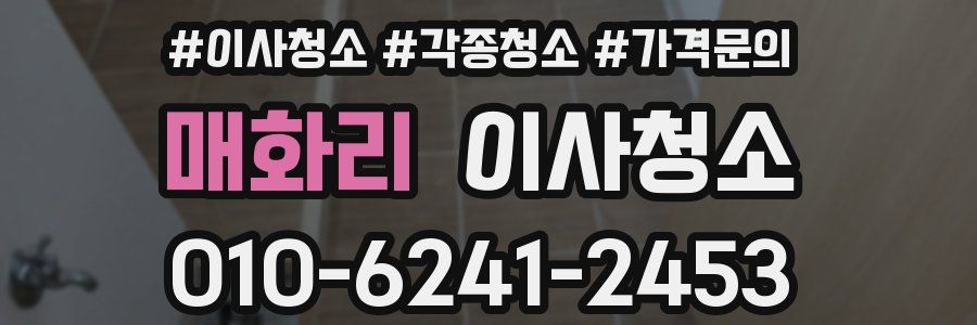 매화리 이사청소