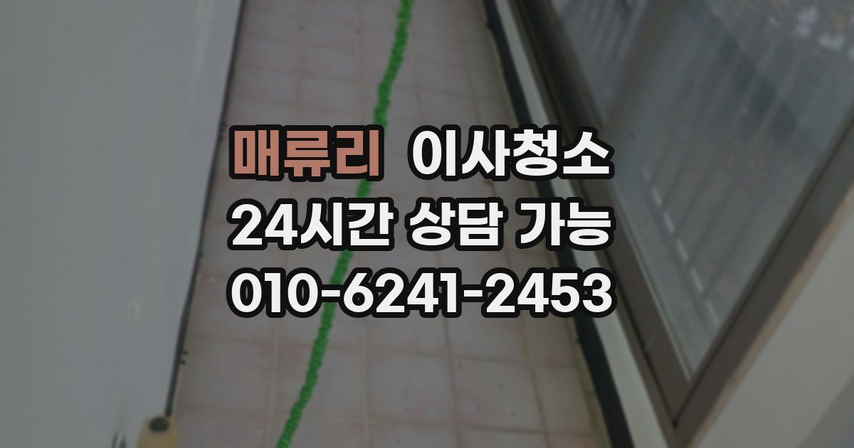 매류리 입주청소