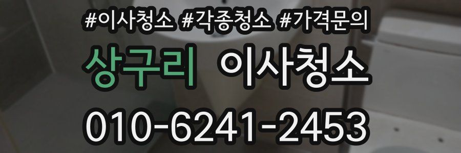 상구리 이사청소