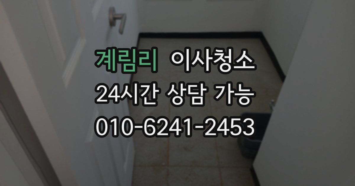 계림리 입주청소