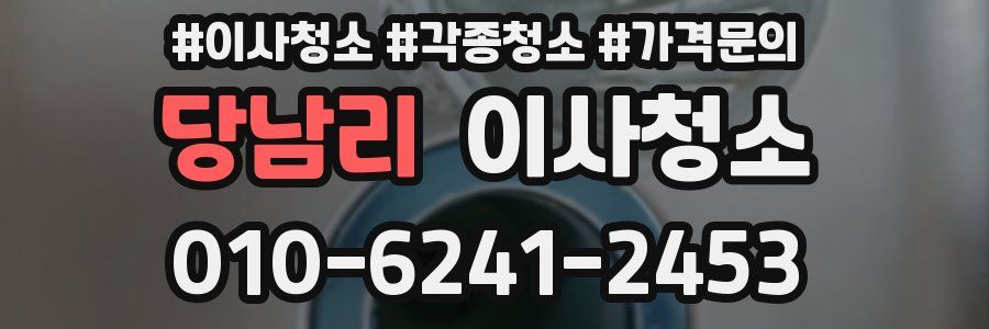 당남리 이사청소