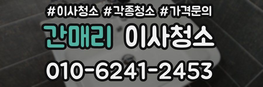 간매리 이사청소