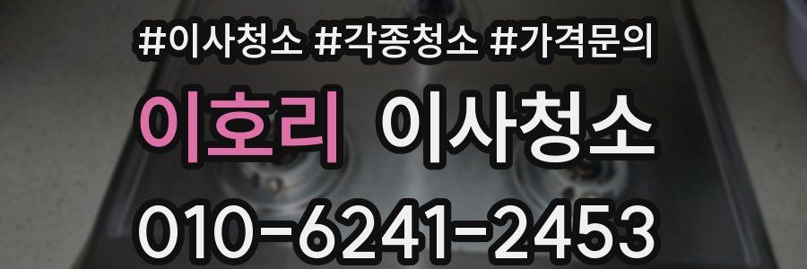 이호리 이사청소