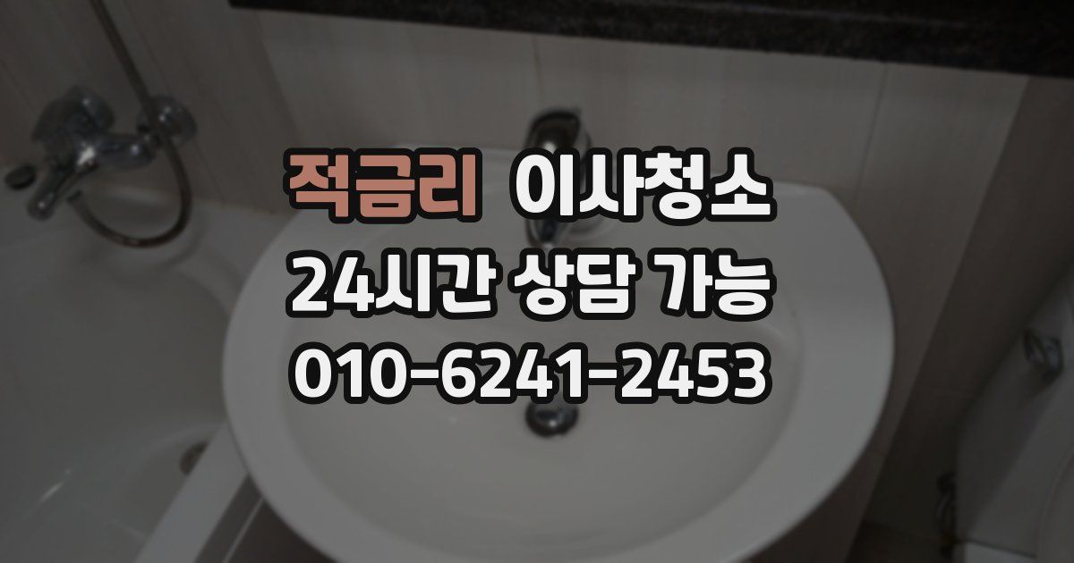 적금리 입주청소