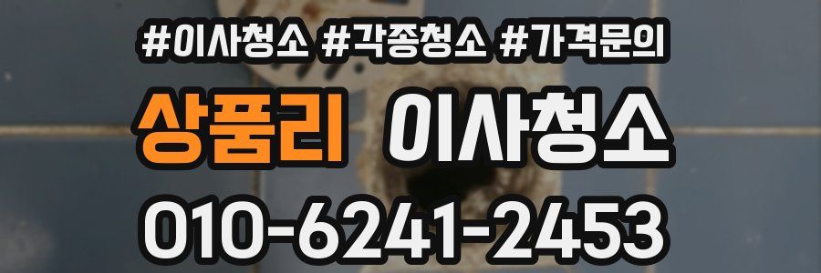 상품리 이사청소