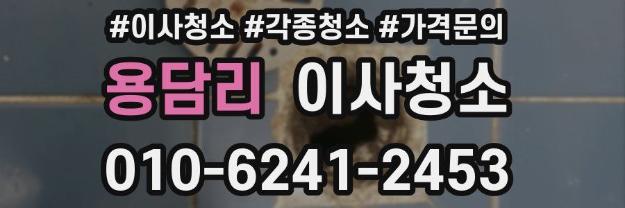 용담리 이사청소