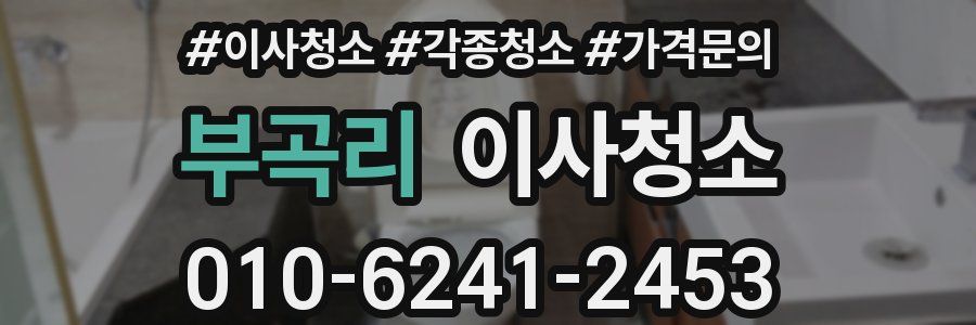 부곡리 이사청소