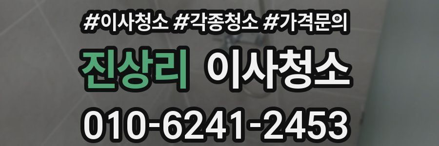 진상리 이사청소