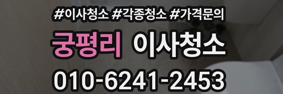 궁평리 이사청소