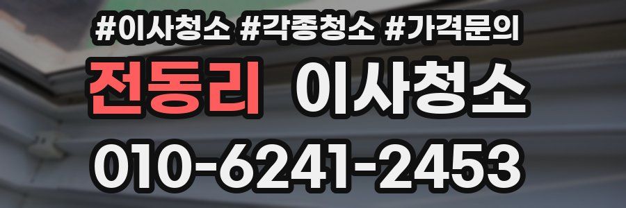 전동리 이사청소