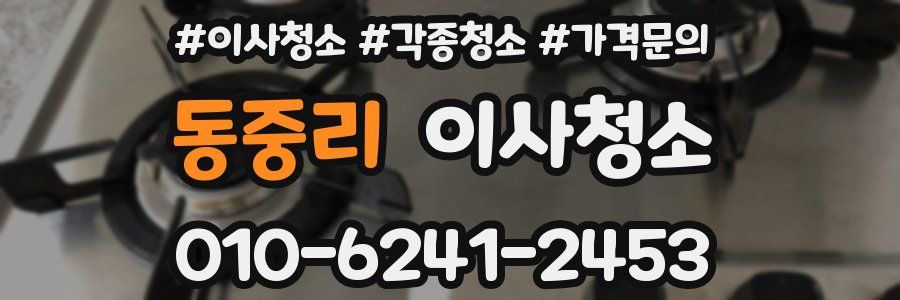 동중리 이사청소