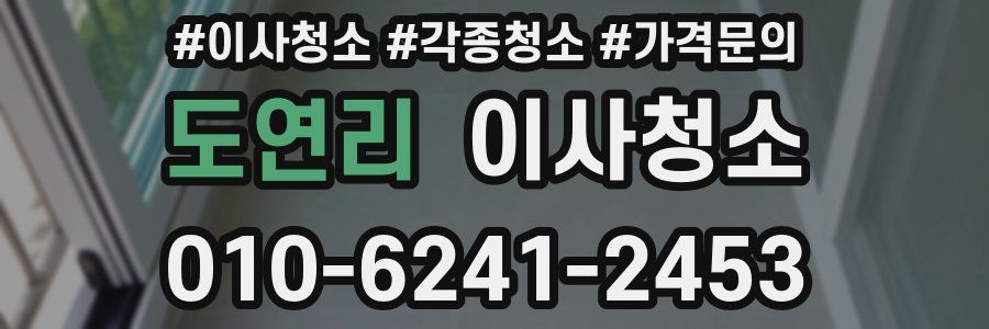 도연리 이사청소