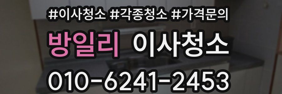 방일리 이사청소