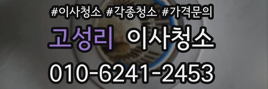 고성리 이사청소