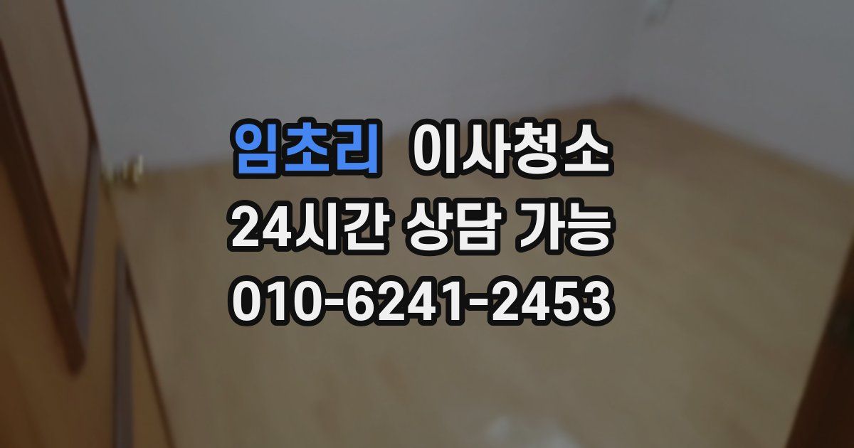 임초리 입주청소