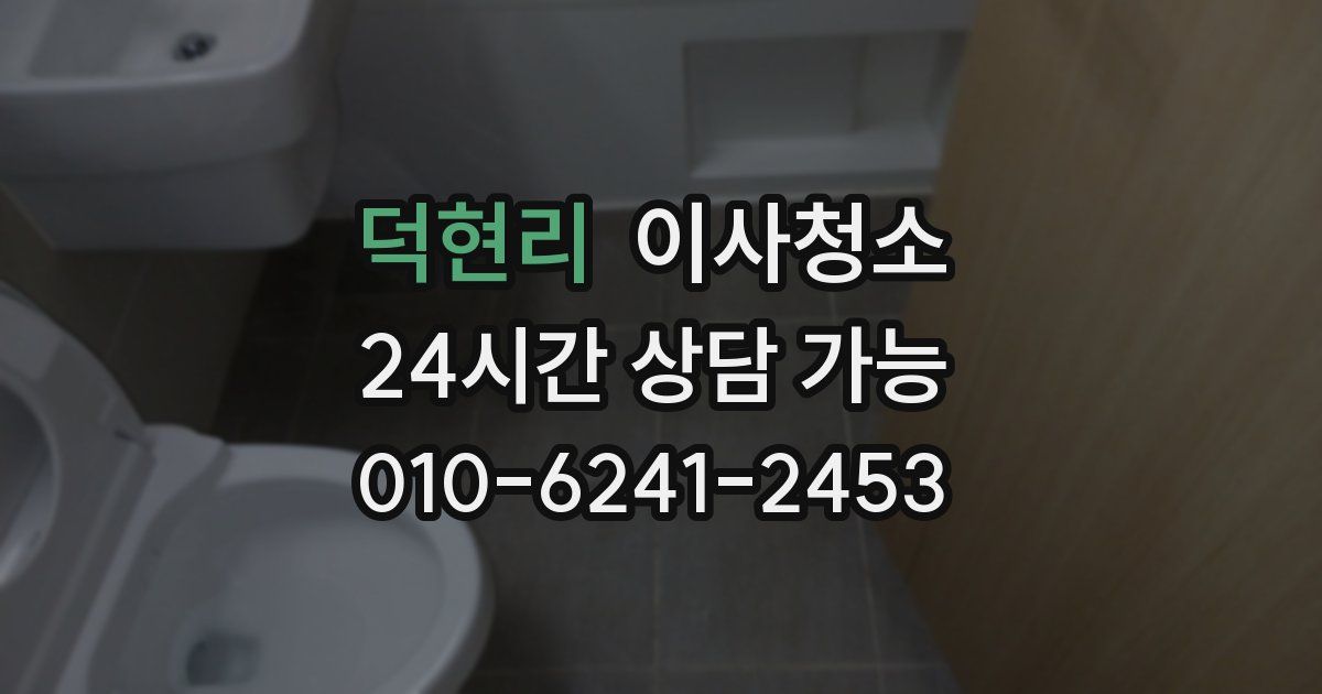 덕현리 입주청소