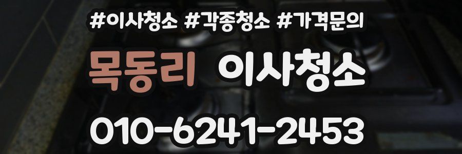 목동리 이사청소