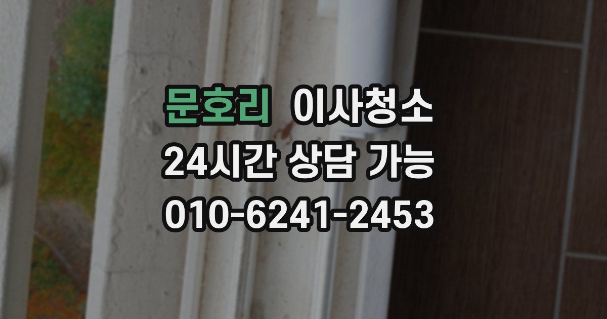 문호리 입주청소