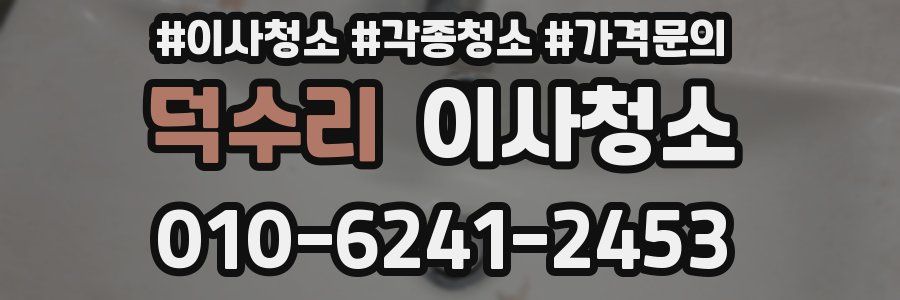 덕수리 이사청소