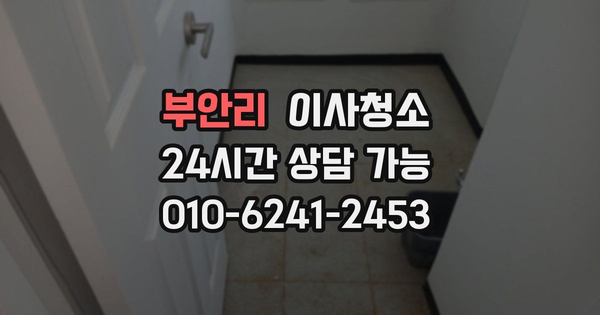 부안리 입주청소