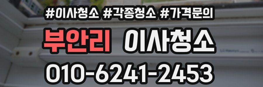 부안리 이사청소