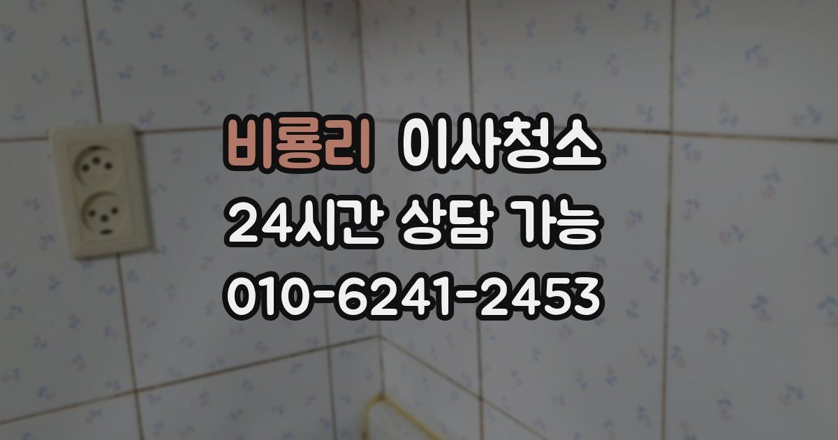 비룡리 입주청소