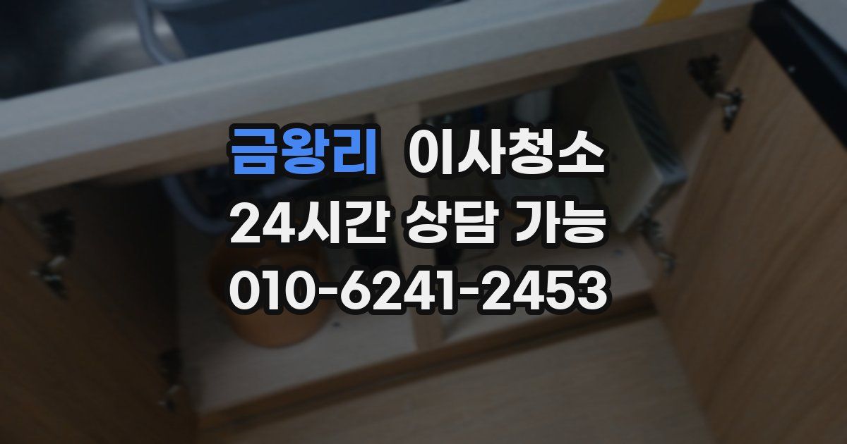 금왕리 입주청소