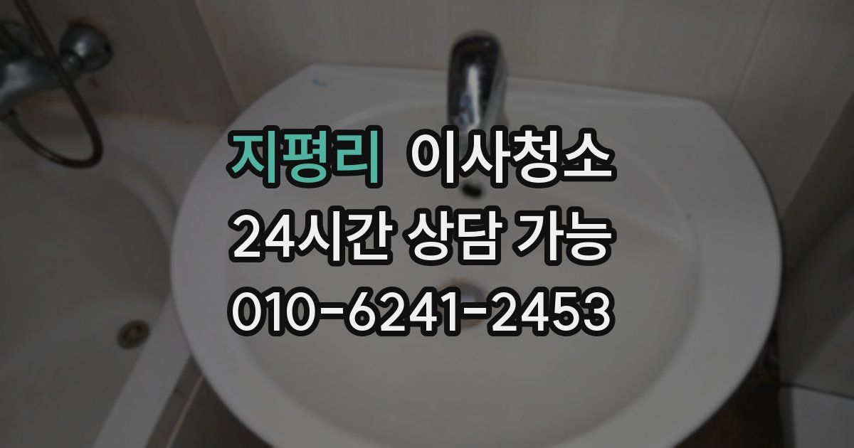 지평리 입주청소