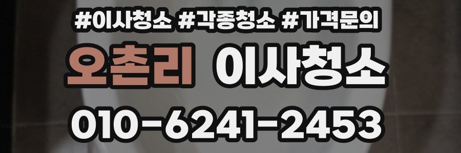 오촌리 이사청소