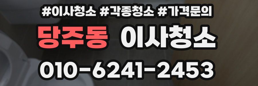 당주동 이사청소