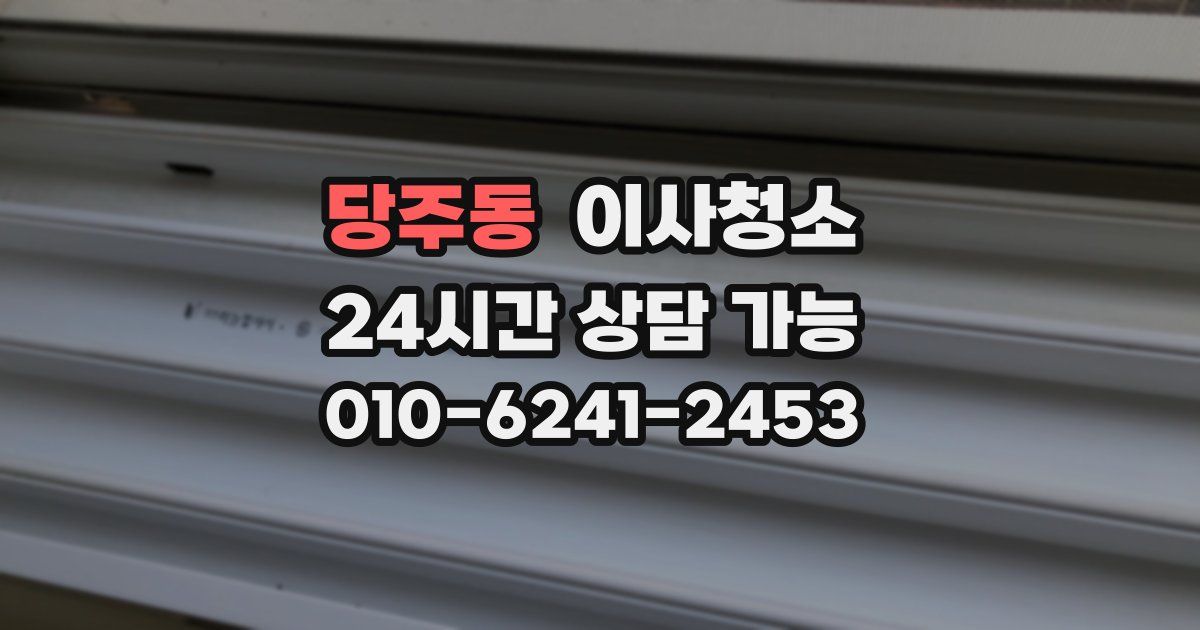 당주동 입주청소