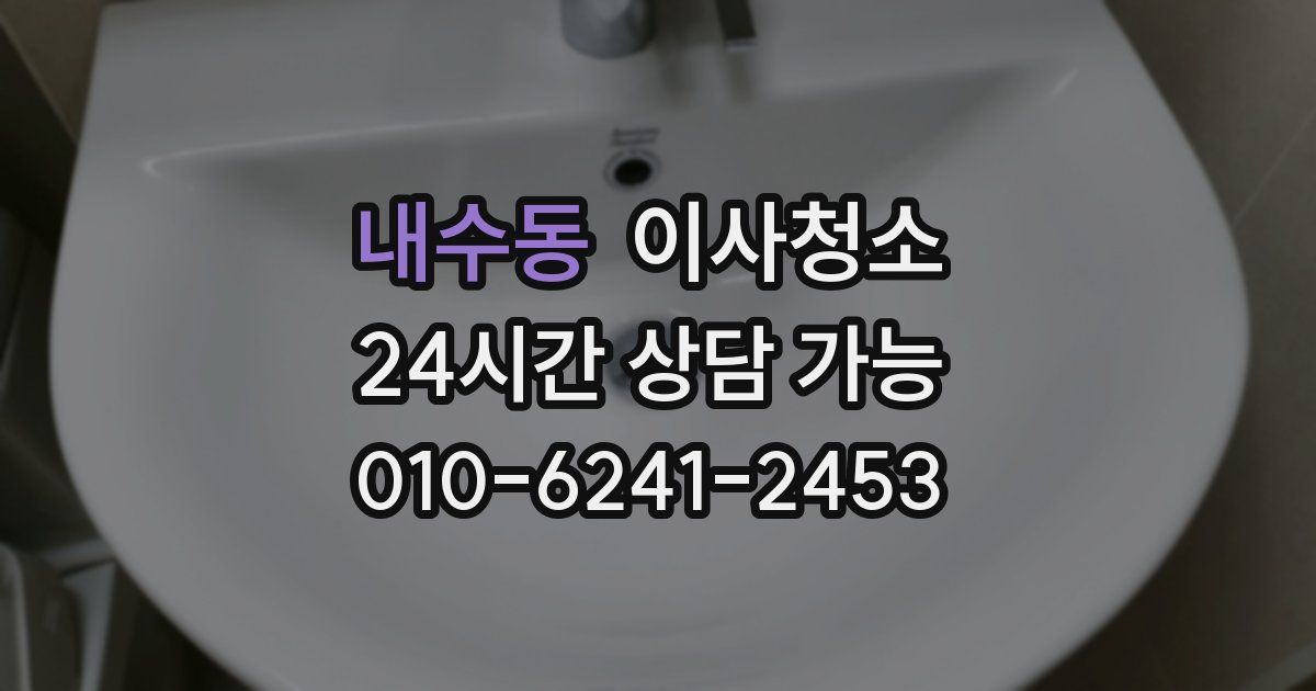 내수동 입주청소