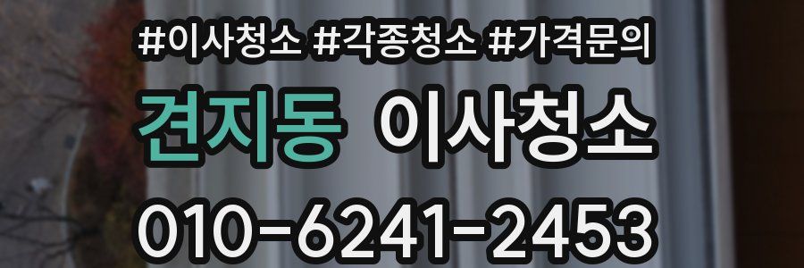 견지동 이사청소