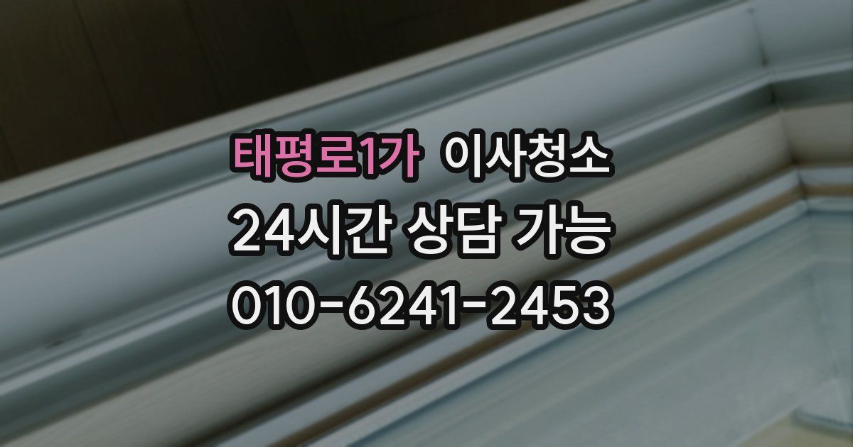 태평로1가 입주청소