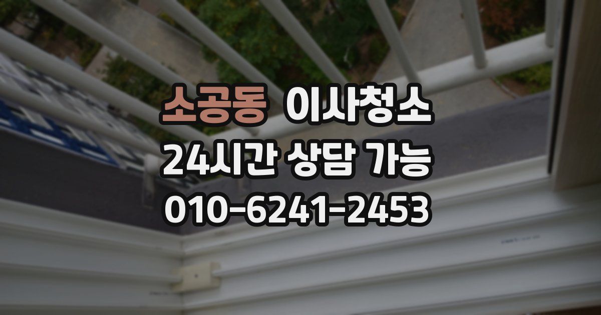 소공동 입주청소