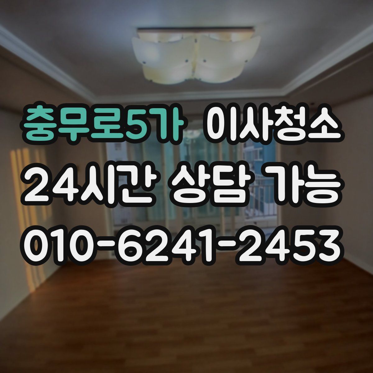 충무로5가 원룸청소