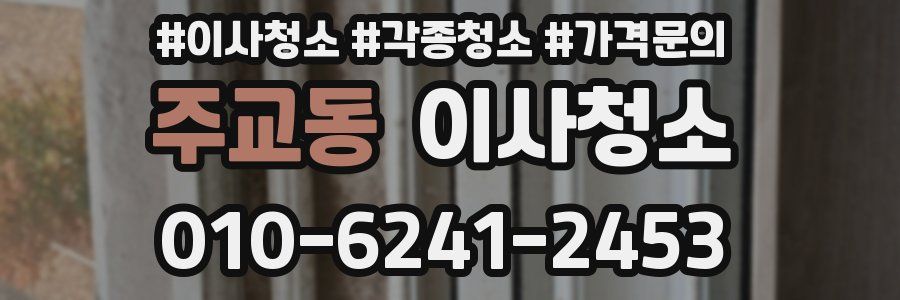 주교동 이사청소