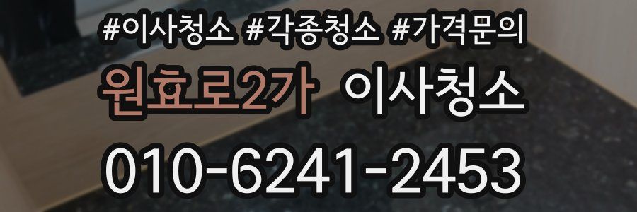 원효로2가 이사청소
