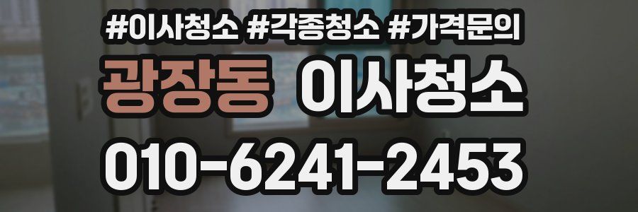 광장동 이사청소