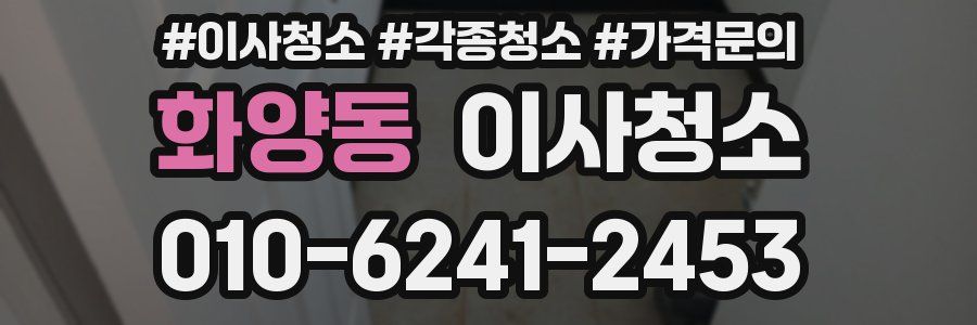 화양동 이사청소