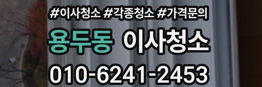 용두동 이사청소