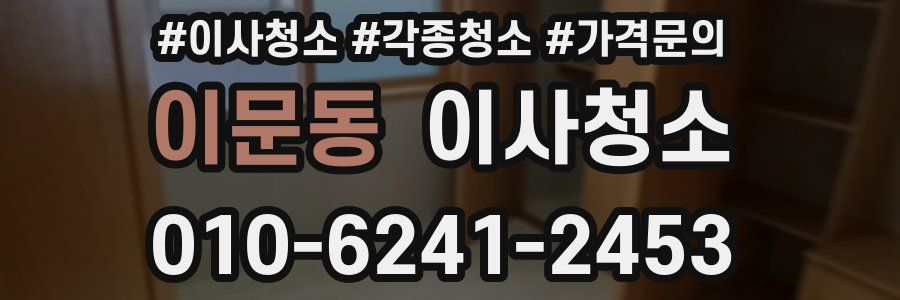 이문동 이사청소